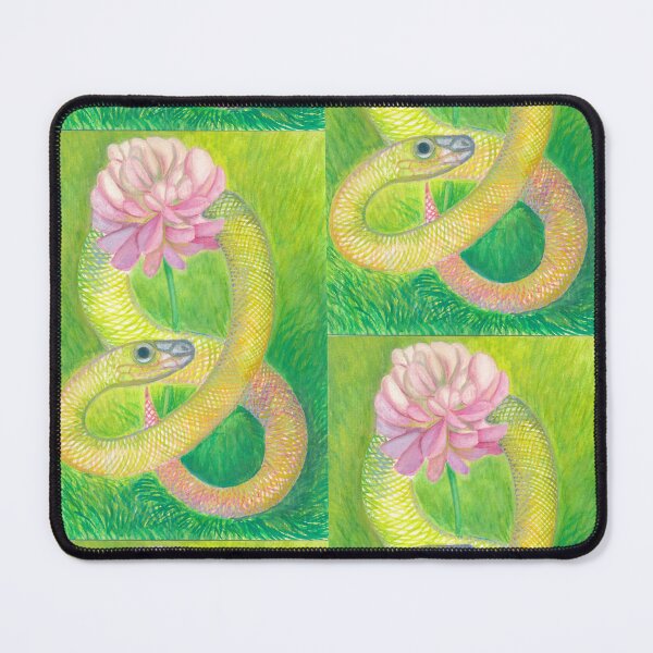 Item preview, Little Snake with Clover designed and sold by hierbabuenabcn.