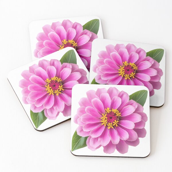 Item preview, Pink zinnia flower isolated on transparent background with detailed petals for floral design designed and sold by MamaDong.