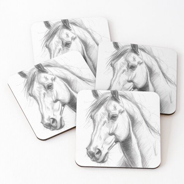 Item preview, Equine Pencil Sketch designed and sold by Leon Woods Pencil Art.