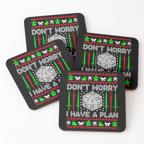Item preview, Don't Worry I have Plan Christmas D20 Ugly Tabletop Sweaters Swea		 designed and sold by ibseuemilhak.