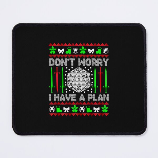 Item preview, Don't Worry I have Plan Christmas D20 Ugly Tabletop Sweaters Swea designed and sold by ibseuemilhak.