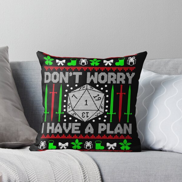 Item preview, Don't Worry I have Plan Christmas D20 Ugly Tabletop Sweaters Swea		 designed and sold by ibseuemilhak.