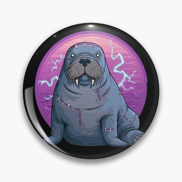 Item preview, Halloween Walrus – Funny Frankenstein Monster Design designed and sold by Meiersbeste.