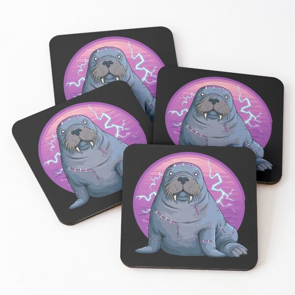 Item preview, Halloween Walrus – Funny Frankenstein Monster Design designed and sold by Meiersbeste.