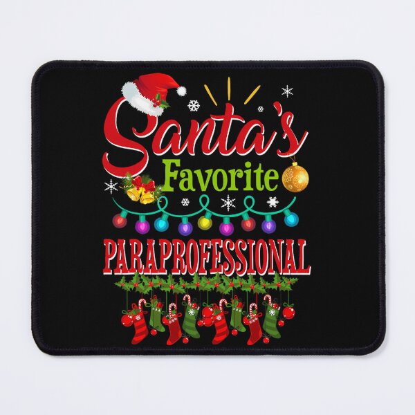 Item preview, Santa's Favorite Paraprofessional Christmas Santa Hat Light designed and sold by onutachaikal.