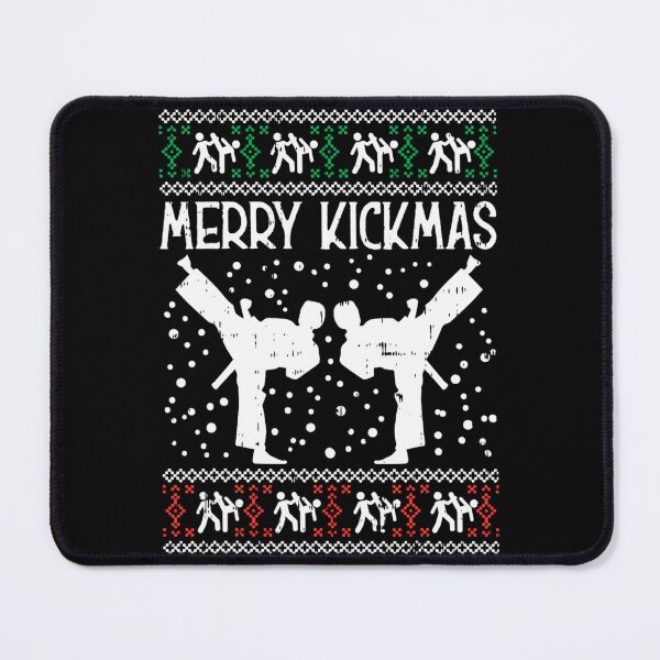 Item preview, Merry Kickmas Ugly Christmas Karate Jiu Jitsu Martial designed and sold by bejtiwiemert.