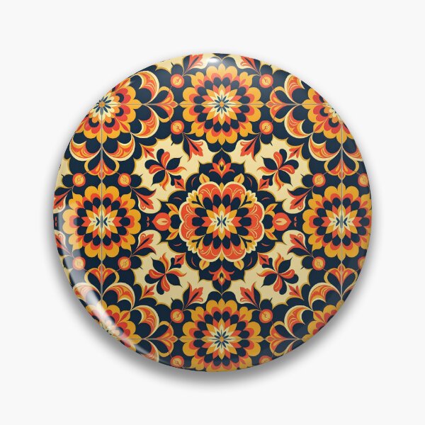 Item preview, Colorful ornamental pattern in red, orange and yellow designed and sold by pASob-dESIGN.