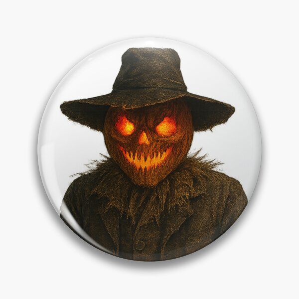 Item preview, Retro Horror Halloween Scarecrow with Jack O’Lantern Head designed and sold by SablePL.