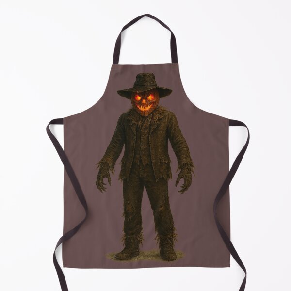 Item preview, Retro Horror Halloween Scarecrow with Jack O’Lantern Head designed and sold by SablePL.