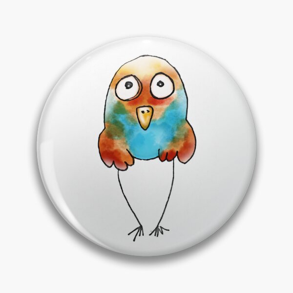 Aperçu de l'œuvre Oiseau coloré mignon et timide créée et vendue par Kyvar.