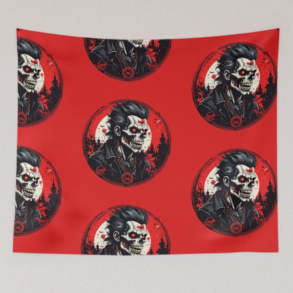 Item preview, Skull Punk | Halloween Time | Dark Scary designed and sold by monkeybusiness.pt.