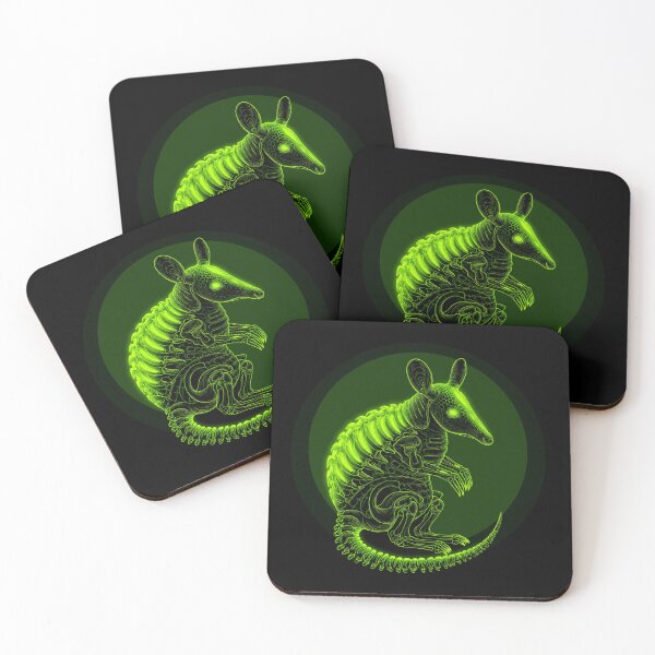 Item preview, Halloween Armadillo – Glowing Skeleton Design designed and sold by Meiersbeste.