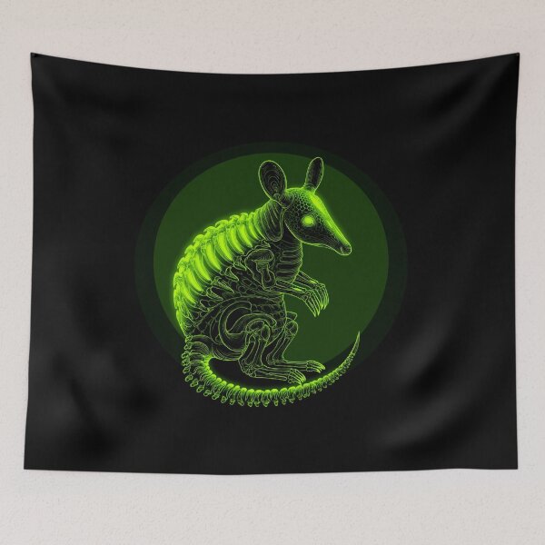 Item preview, Halloween Armadillo – Glowing Skeleton Design designed and sold by Meiersbeste.