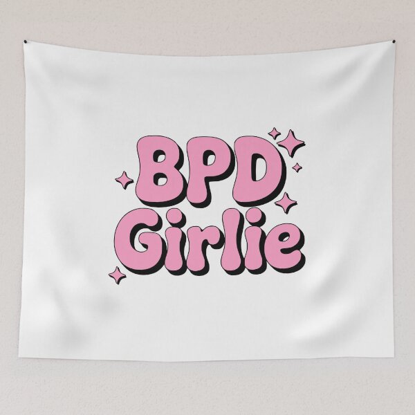 Item preview, BPD Girlie! Pink Funny Bipolar designed and sold by PMCreative.