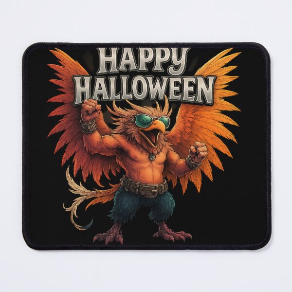 Item preview, Muscular Griffin with Sunglasses Halloween Art designed and sold by Daagath.
