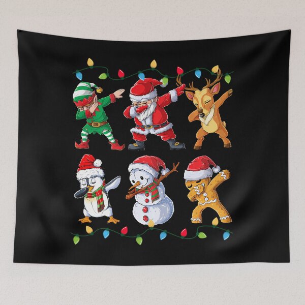 Item preview, Dabbing Santa Elf Friends Christmas 	 	 	 Xmas Dab 	 		 designed and sold by anzaladamoyev.
