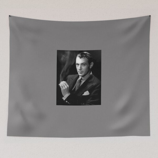 Item preview, GARY-COOPER-SMOKING-A-CIGARETTE-BLACK-AND-WHITE-VINTAGE-PHOTO designed and sold by ZenithVesper.