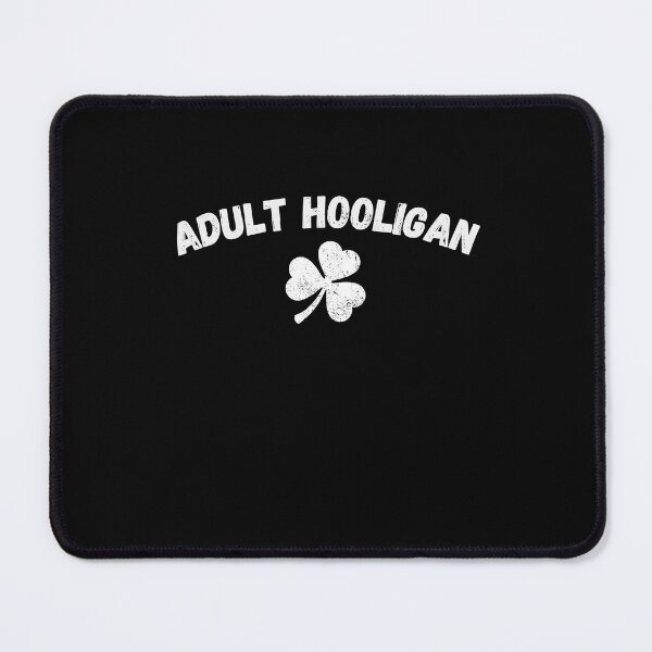 Item preview, Funny St Patrick's day party Adult Hooligan four leaf clover designed and sold by snowry.