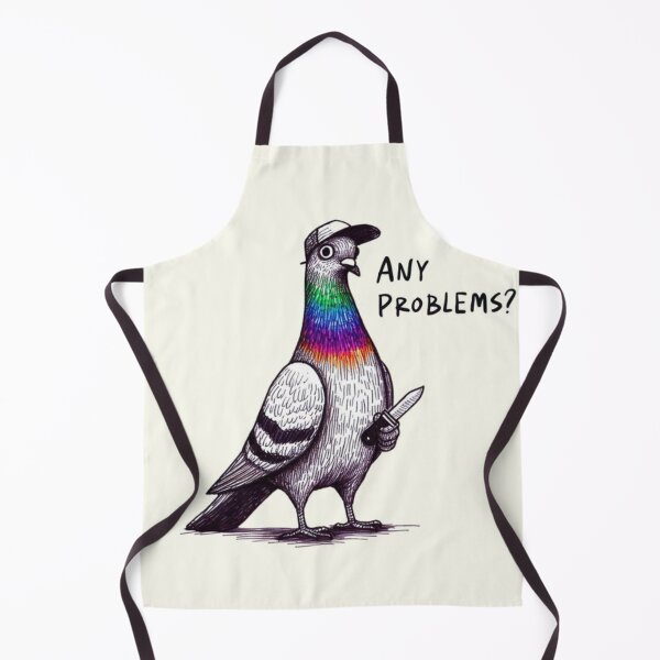 Item preview, Any Problems Pigeon Meme - Funny Threatening Bird  designed and sold by DESIGN DIMENSION .
