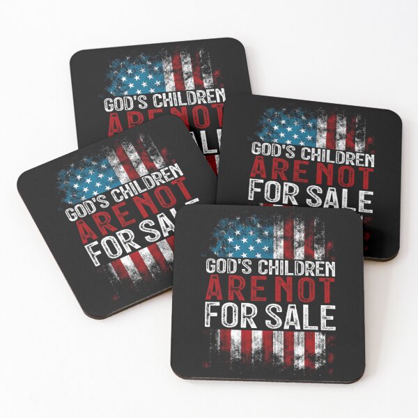 Item preview, God's Children are Not For Sale US Flag Christian 	1	 designed and sold by spicekrampon.