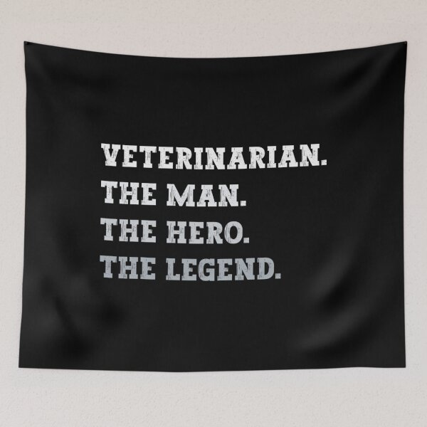 Item preview, 	s Veterinarian The Man The Hero The Legend Funny Veterinarian 	1	 designed and sold by forniogabiiys.