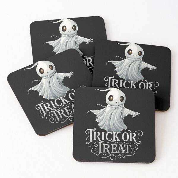 Item preview, Cute Kawaii Ghost Trick or Treat Art designed and sold by Daagath.