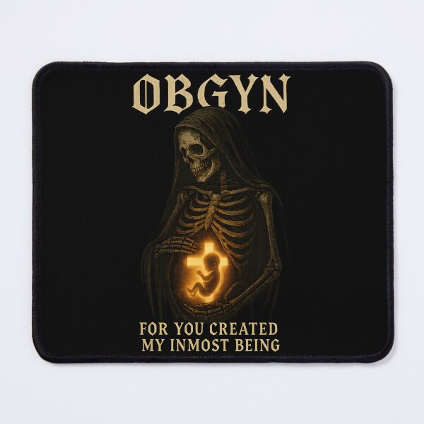 Item preview, OBGYN Christian Gothic Psalm 139 Skeleton Mother designed and sold by ClinicalHubs.