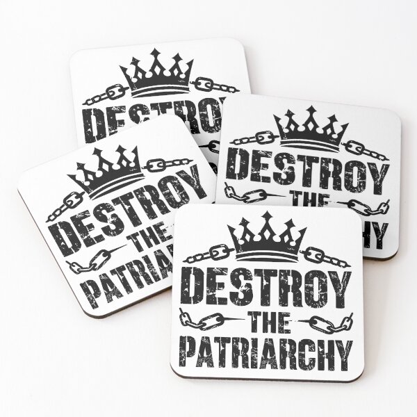Item preview, Destroy the Patriarchy – Crown & Chains Feminist Design for Stickers, Apparel & Tech designed and sold by PunchDrop.