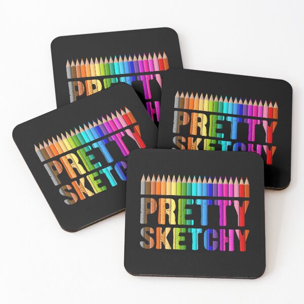 Item preview, Pretty Sketchy Funny Art Teacher Artists Humor 		 designed and sold by ruonistundexo.
