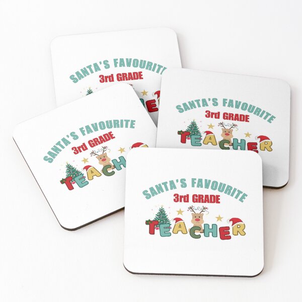 Item preview, Santa’s Favourite 3rd Grade Teacher designed and sold by DixieGirlStudio.