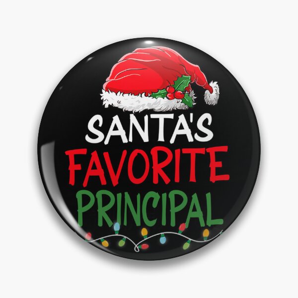 Item preview, Santa's Favorite Principal Christmas Santa Claus tree lights 		 designed and sold by onutachaikal.