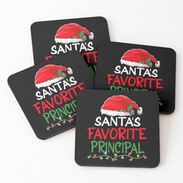 Item preview, Santa's Favorite Principal Christmas Santa Claus tree lights 		 designed and sold by onutachaikal.