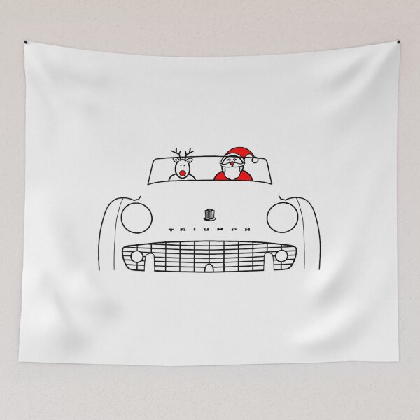 Item preview, Triumph TR3 classic British sports car Christmas edition 		 designed and sold by temsermaxienx.