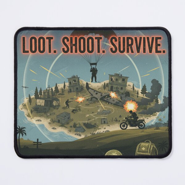 Item preview, Loot. Shoot. Survive designed and sold by CodeVibeTees.