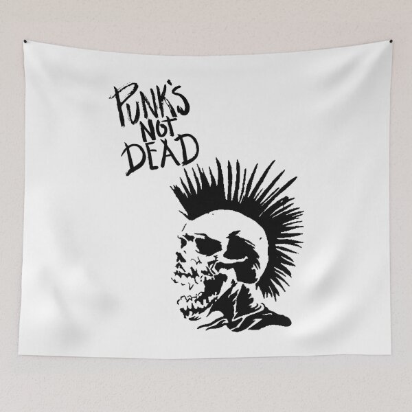 Item preview, Punk's not dead skull	 designed and sold by orninajeymym.