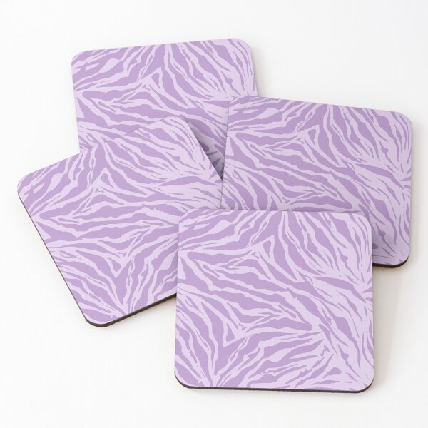 Item preview, Lavender Zebra Stripes Abstract Pattern designed and sold by Infinite drip.
