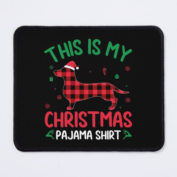 Item preview, Red Plaid Ugly This Is My Dachshund Dog Christmas Pajama designed and sold by pacahchitimi.