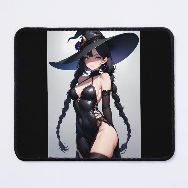 Item preview, Neon Cyber-Siren: Glossy Black Jumpsuit in a Futuristic Alley with Pink Accents designed and sold by iloveanimechibi.