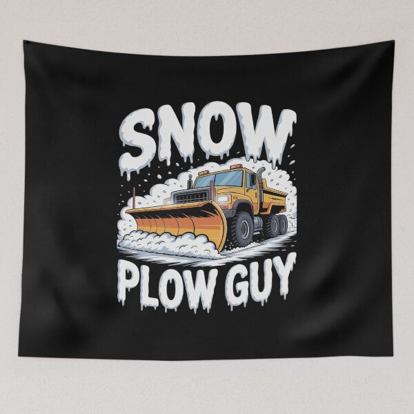 Item preview, Snow Plow Guy Snow Plow Snowplow Truck designed and sold by AmparoBoyle.