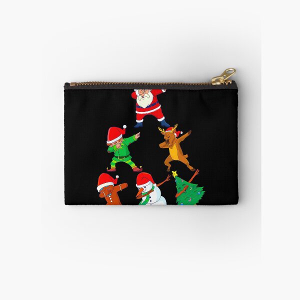 Item preview, Dabbing Santa Elf Friends Christmas 	 Short Sleeve Funny Xmas Dab 	 		 designed and sold by anzaladamoyev.