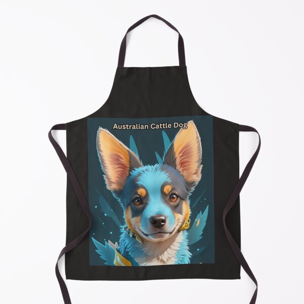 Item preview, Vibrant Australian Cattle Dog Illustration with Colorful Background designed and sold by KJ-Books.