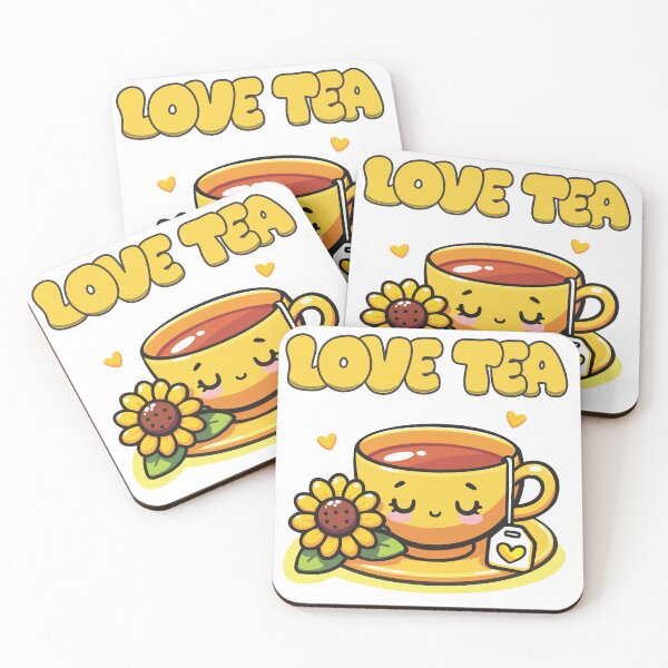Item preview, Love Tea Yellow designed and sold by AmazoniaVibes.