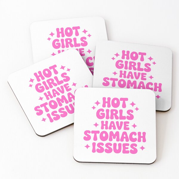 Item preview, Hot Girls Have Stomach Issues! Pink Girly designed and sold by PMCreative.