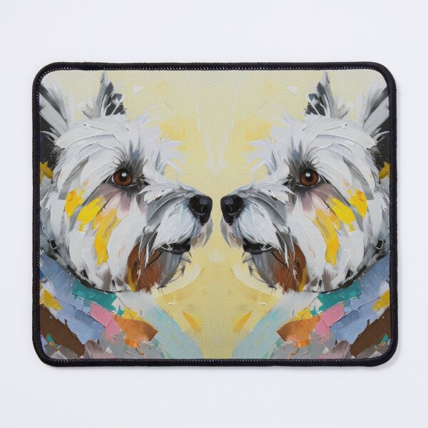 Item preview, Abstract Westie Profile designed and sold by caracatita75.