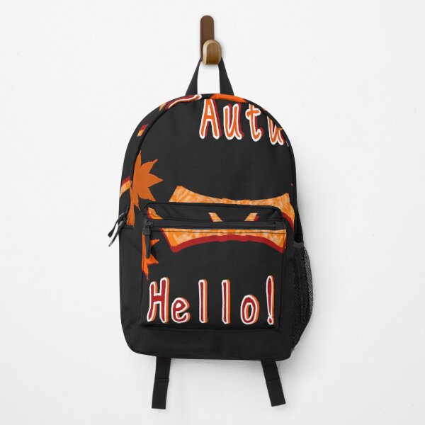 Item preview, Cozy Autumn Hello with Maple Leaves designed and sold by MigWhimsy.