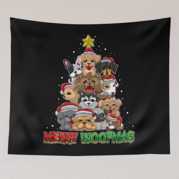 Item preview, Merry Woofmas - Merry Christmas For Dog Lovers 		 designed and sold by bejtiwiemert.