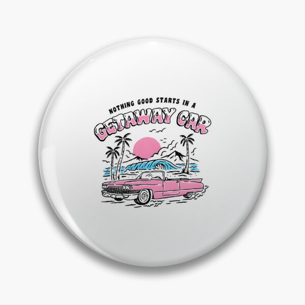 Item preview, Vintage Nothing Good in a Car Retro Getaway Car 		 designed and sold by jerbefrantip.
