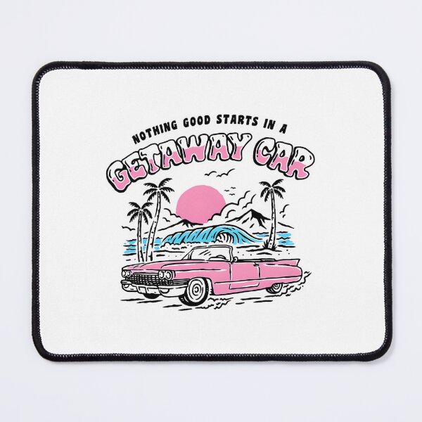Item preview, Vintage Nothing Good in a Car Retro Getaway Car 		 designed and sold by jerbefrantip.
