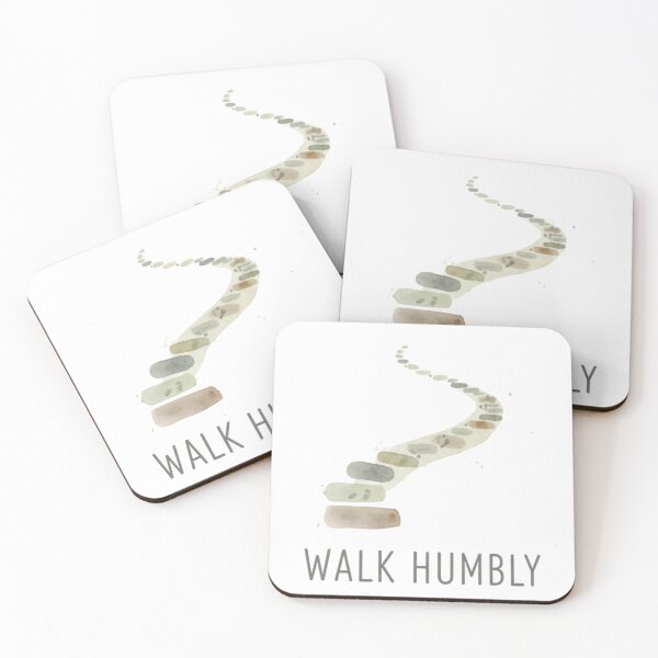 Item preview, Watercolour Walk Humbly Stone Path Christian Art. designed and sold by loveandlightrb.