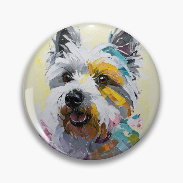 Item preview, Abstract Westie Portrait designed and sold by caracatita75.